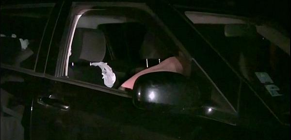  Krystal Swift ass through a car window to anyone to fuck in public sex orgy